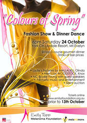 The Mela-no-more foundation (Emily's Foundation) are hosting a charity fund raising Fasion Show, Dinner & Dance event.