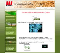 Martignani launches a website in Australia, with a fresh new design and localised content.
