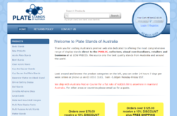 Plate Stands of Australia has launched a new look website, including responsive design for a mobile friendly experience.