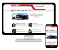 We have launched a new website for Tyreways Bentley, a Kumho tyre platinum dealer and rim repair specialist.